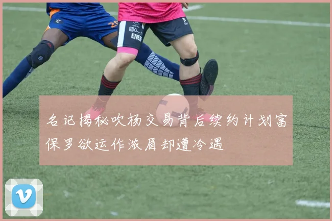 名记揭秘吹杨交易背后续约计划富保罗欲运作浓眉却遭冷遇